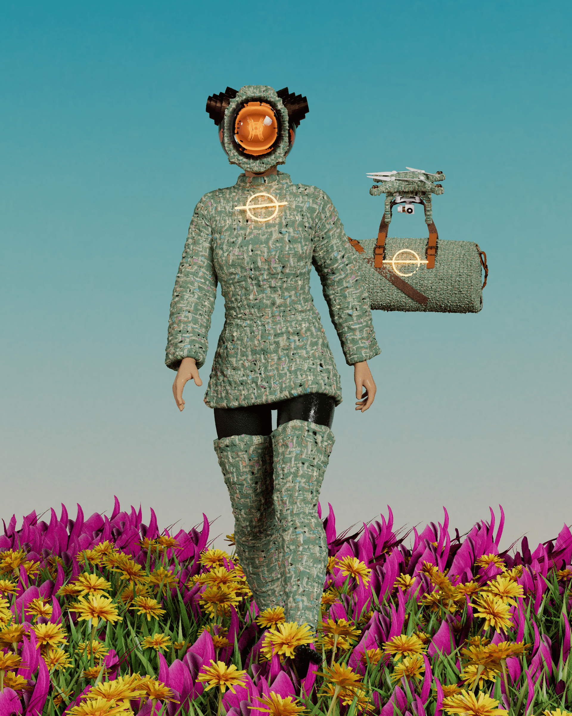 Field of Fashion - 3D Fashion by Inga Brel